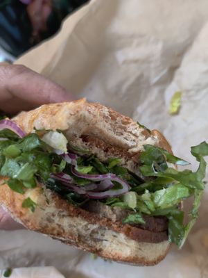 Turkey Sandwich (2/2) at LUHV Vegan Deli in Philadelphia