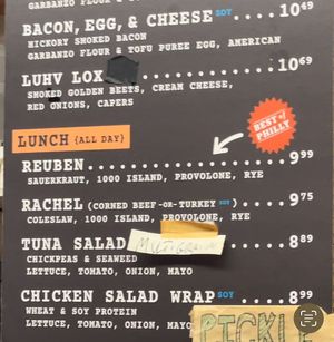  at LUHV Vegan Deli in Philadelphia