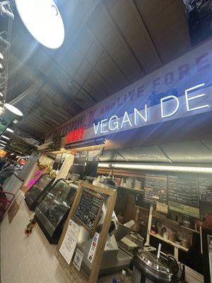 Located inside the Reading Terminal Market   at LUHV Vegan Deli in Philadelphia