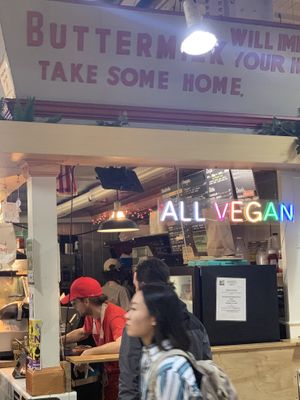 Food stall   at LUHV Vegan Deli in Philadelphia
