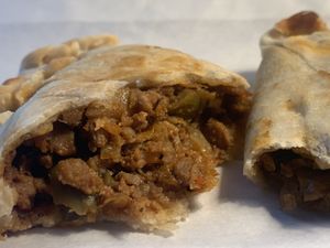 Argentinian Empinada  at LUHV Vegan Deli in Philadelphia