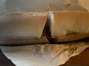 Cheesesteakk  at LUHV Vegan Deli in Philadelphia