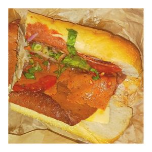Italian Hoagie at LUHV Vegan Deli in Philadelphia