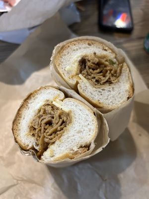 Philly cheesesteak  at LUHV Vegan Deli in Philadelphia