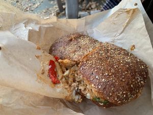 Cheesesteak at LUHV Vegan Deli in Philadelphia