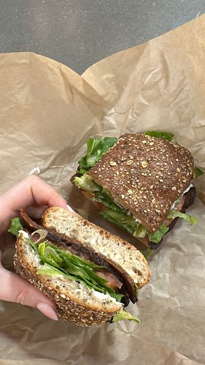 Vegan BLT  at LUHV Vegan Deli in Philadelphia
