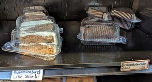 cake at LUHV Vegan Deli in Philadelphia