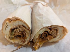 Cheesesteak at LUHV Vegan Deli in Philadelphia