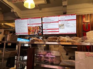 Awesome menu  at LUHV Vegan Deli in Philadelphia