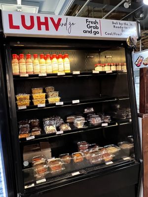 Nice dessert selection  at LUHV Vegan Deli in Philadelphia