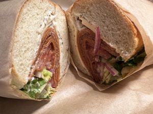 Italian Hoagie 😋  at LUHV Vegan Deli in Philadelphia