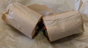 Italian hoagie at LUHV Vegan Deli in Philadelphia