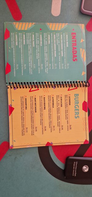 Menu2 at El Veggie SV - Food Truck in San Salvador