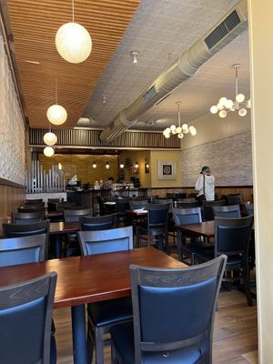 Inside dining  at Tsunami in West Chester
