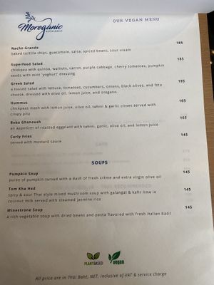 Lunch    at Moreganic Restaurant at Away Chiang Mai Thapae Vegan Retreat in Chiang Mai