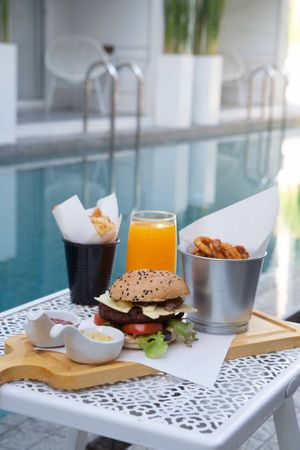 Enjoy all Vegan/Plant-based at Moreganic Restaurant. at Moreganic Restaurant at Away Chiang Mai Thapae Vegan Retreat in Chiang Mai