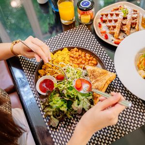 Enjoy all Vegan/Plant-based at Moreganic Restaurant. at Moreganic Restaurant at Away Chiang Mai Thapae Vegan Retreat in Chiang Mai