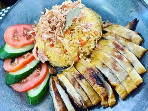 Khao mok gai  at Moreganic Restaurant at Away Chiang Mai Thapae Vegan Retreat in Chiang Mai