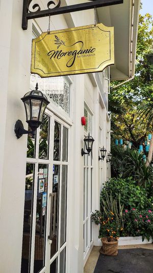Entrance at Moreganic Restaurant at Away Chiang Mai Thapae Vegan Retreat in Chiang Mai