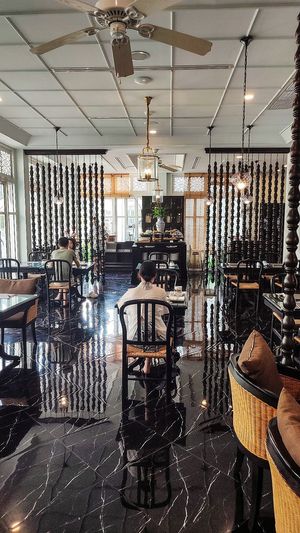 Dining Room at Moreganic Restaurant at Away Chiang Mai Thapae Vegan Retreat in Chiang Mai