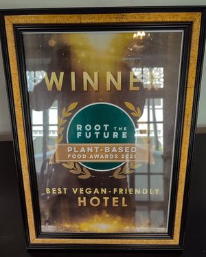 Awards at Moreganic Restaurant at Away Chiang Mai Thapae Vegan Retreat in Chiang Mai