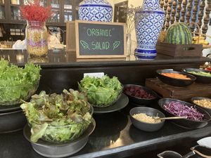 Salad bar   at Moreganic Restaurant at Away Chiang Mai Thapae Vegan Retreat in Chiang Mai
