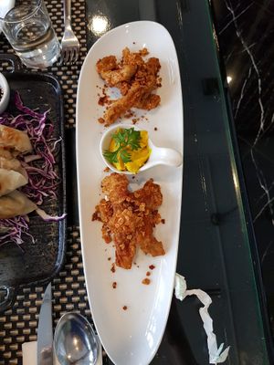 Paprika 'chicken' at Moreganic Restaurant at Away Chiang Mai Thapae Vegan Retreat in Chiang Mai