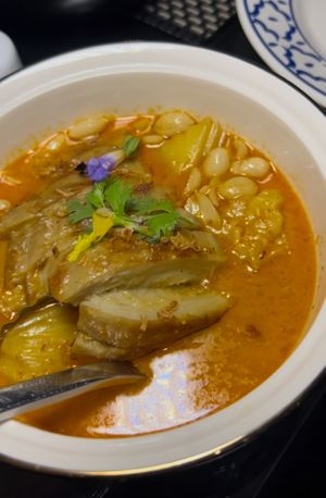 chicken curryy  at Moreganic Restaurant at Away Chiang Mai Thapae Vegan Retreat in Chiang Mai