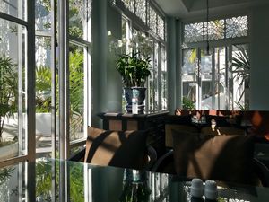 Splendid atmosphere at Moreganic Restaurant at Away Chiang Mai Thapae Vegan Retreat in Chiang Mai