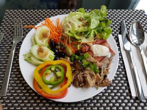 Breakfast at Moreganic Restaurant at Away Chiang Mai Thapae Vegan Retreat in Chiang Mai