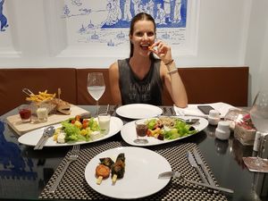 New Year's buffet, all arranged with them! at Moreganic Restaurant at Away Chiang Mai Thapae Vegan Retreat in Chiang Mai