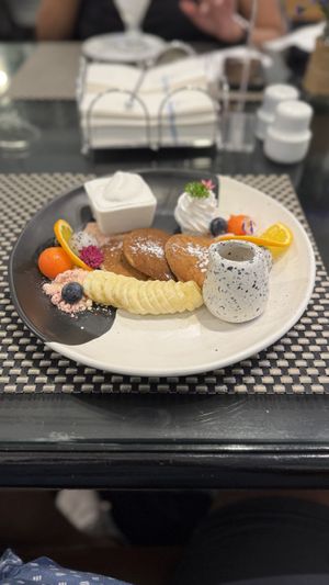 Banana Pancakes  at Moreganic Restaurant at Away Chiang Mai Thapae Vegan Retreat in Chiang Mai