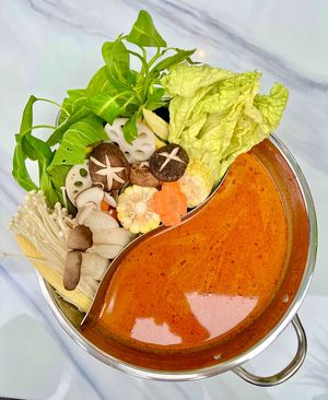  Vegan Shabu Set at Moreganic Restaurant at Away Chiang Mai Thapae Vegan Retreat in Chiang Mai