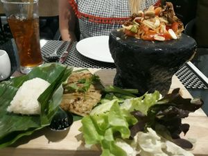 Somtam at Moreganic Restaurant at Away Chiang Mai Thapae Vegan Retreat in Chiang Mai