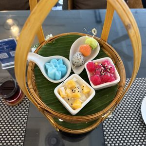 thai desserts   at Moreganic Restaurant at Away Chiang Mai Thapae Vegan Retreat in Chiang Mai