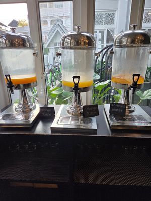 Drinks at Moreganic Restaurant at Away Chiang Mai Thapae Vegan Retreat in Chiang Mai