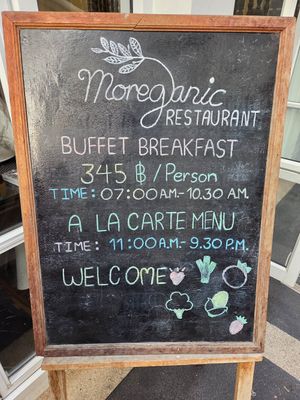  at Moreganic Restaurant at Away Chiang Mai Thapae Vegan Retreat in Chiang Mai