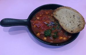 Chickpea shakshouka  at Circle - Media City in Dubai