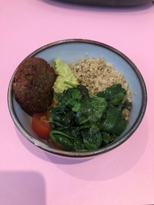 Breakfast bowl at Circle - Media City in Dubai