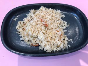 Garlic fried rice at Circle - Media City in Dubai