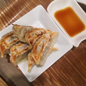 Vegan Gyoza at T's Tantan - JR Ueno in Tokyo