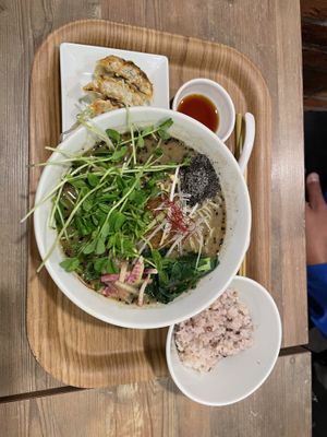 Black sesame  at T's Tantan - JR Ueno in Tokyo