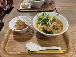 Golden sesame   at T's Tantan - JR Ueno in Tokyo