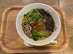 Vegan Ramen at T's Tantan - JR Ueno in Tokyo