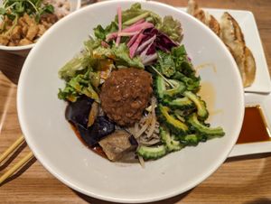 Black sesame cold tantan at T's Tantan - JR Ueno in Tokyo