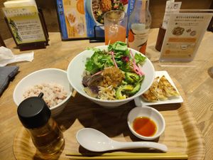 Menu set at T's Tantan - JR Ueno in Tokyo