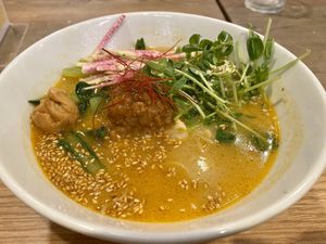 golden sesame at T's Tantan - JR Ueno in Tokyo