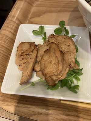 mock meat  at T's Tantan - JR Ueno in Tokyo