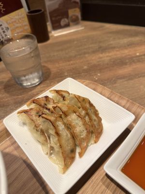 Tasty gyoza  at T's Tantan - JR Ueno in Tokyo