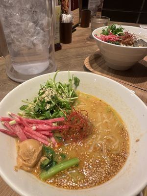Sesame ramen   at T's Tantan - JR Ueno in Tokyo